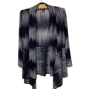 Chico's | Cardigan Open Front Blue Lightweight Sheer Long Sleeve- Size 8/10 1